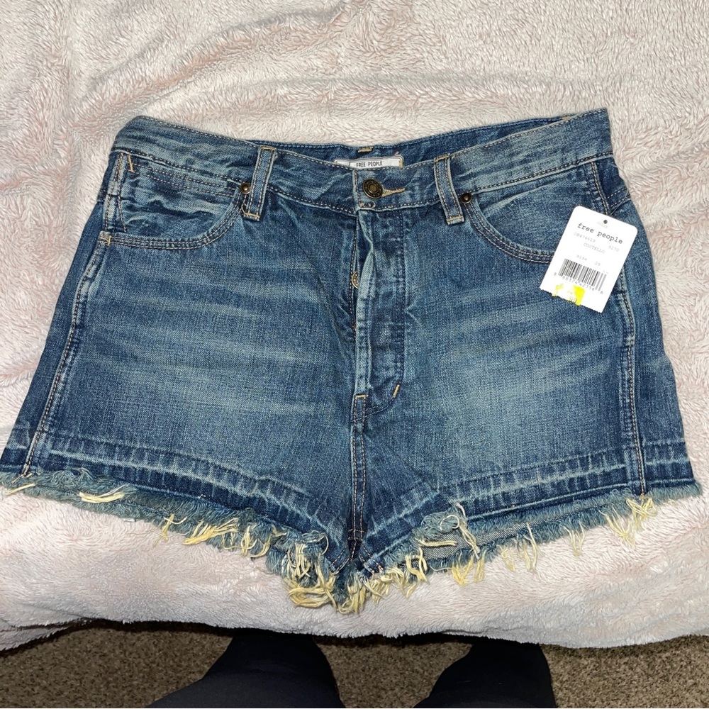 Free people jean shorts